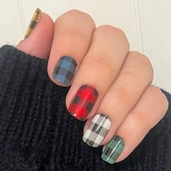 RETIRED Color Street Plaid about You Clear Overlay - Picture 7 of 11